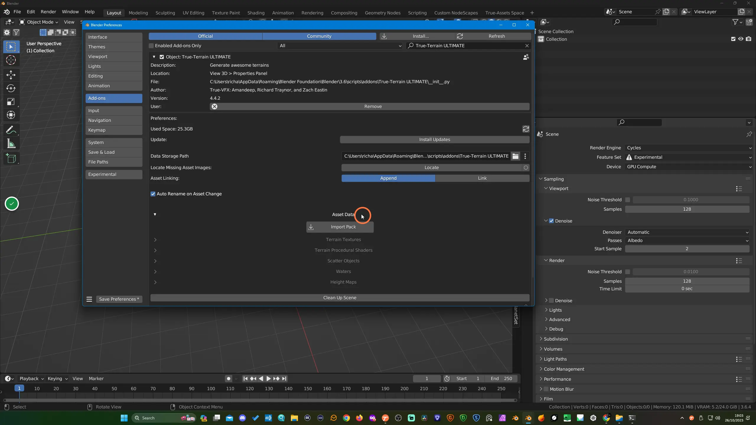 Head to the prefs, and select the "asset data" tab