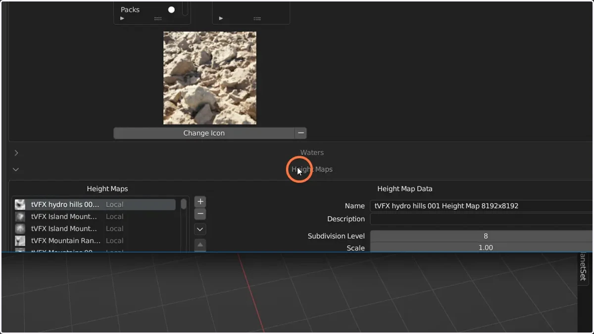 Check "Heightmaps"