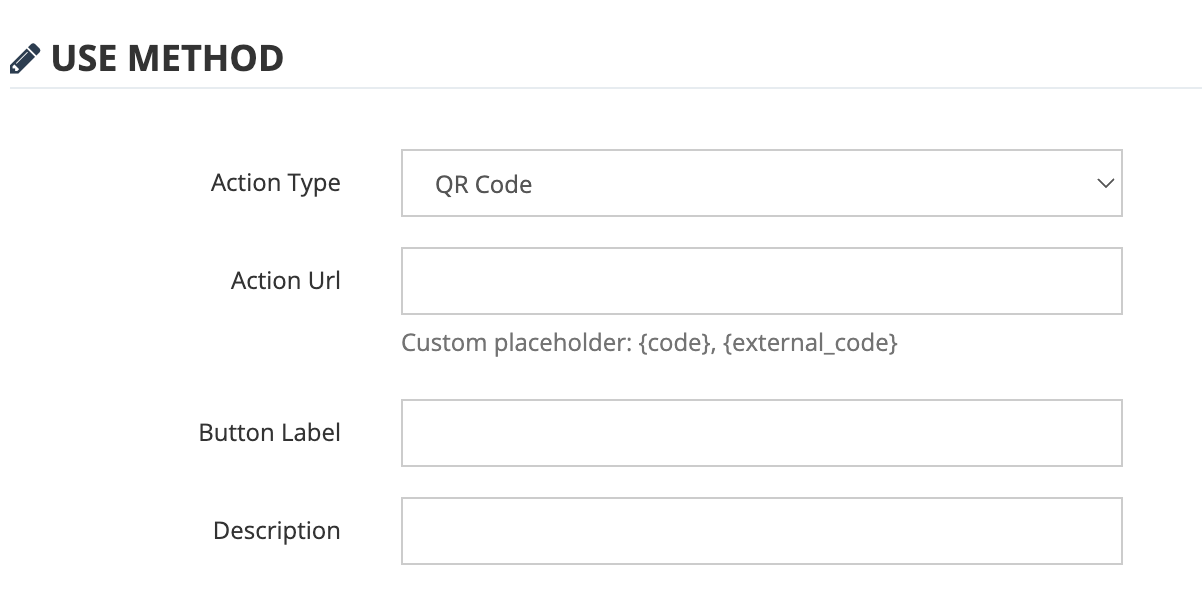 Select the Use Method