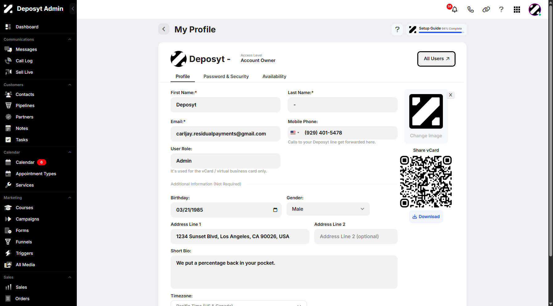 Step 6: Click on All Users to access and navigate to it.