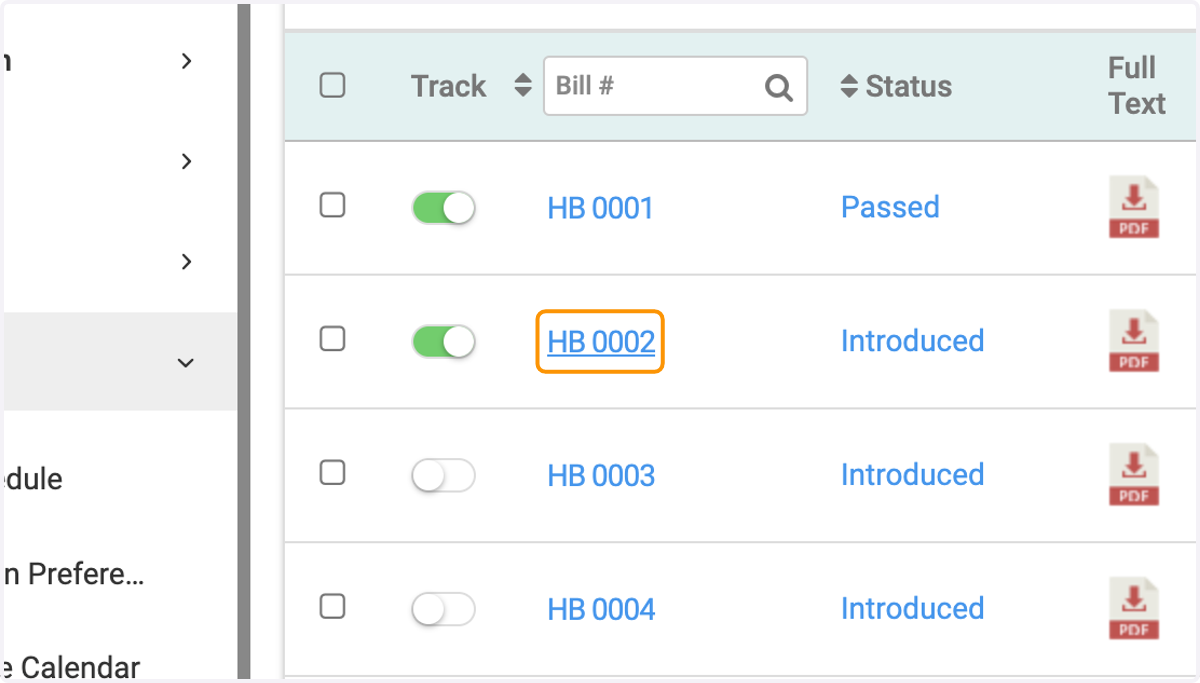 Go into the bill you'd like to edit