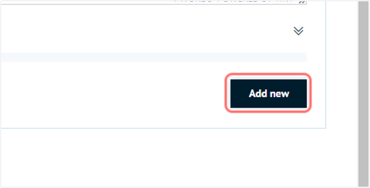 Click on Add new (x2)