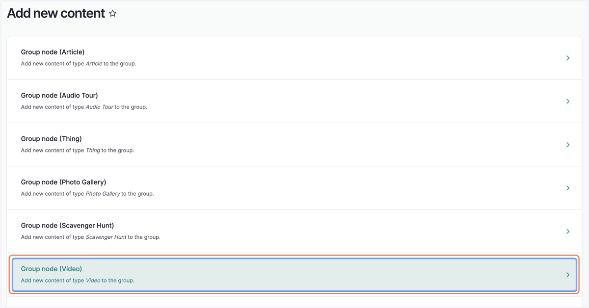Click on Group node (Video)