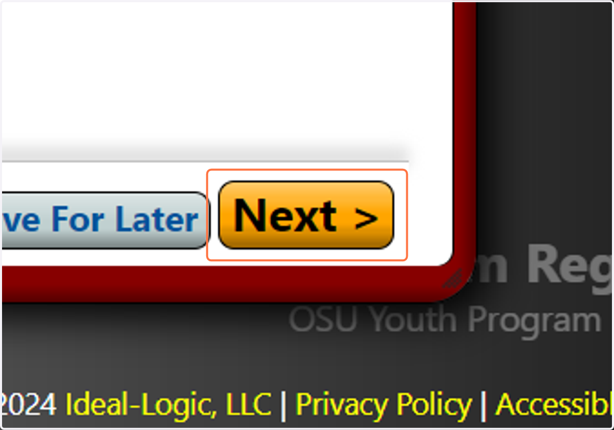 Click on Next >