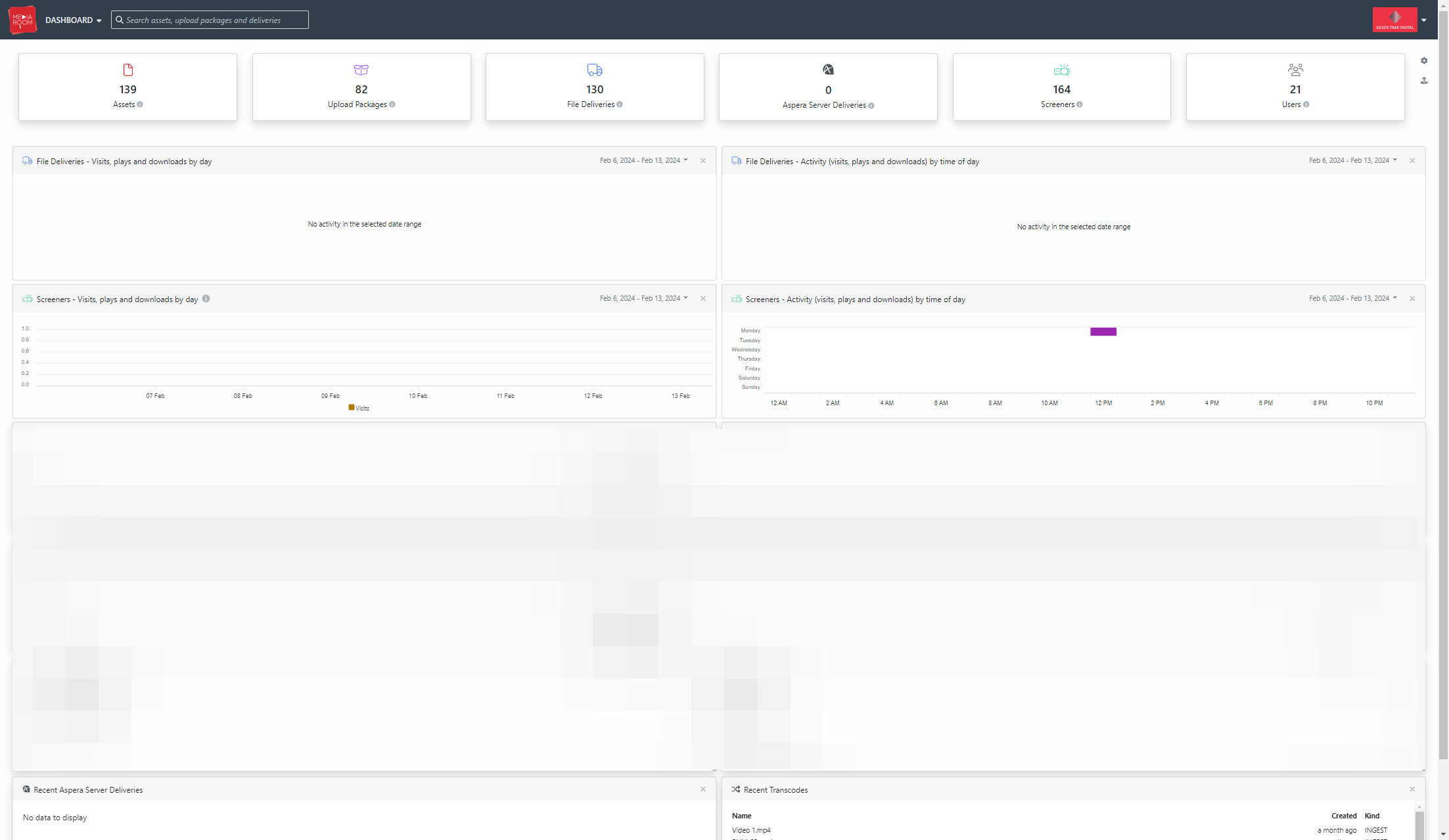 Click on DASHBOARD