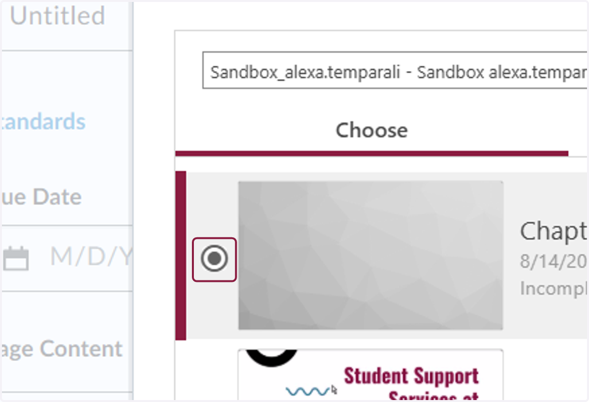 Select the video you would like to insert