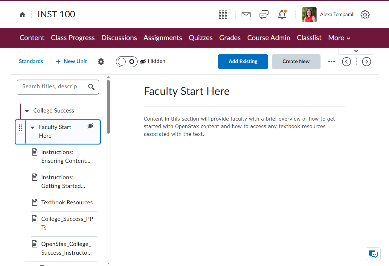 Click on Create New