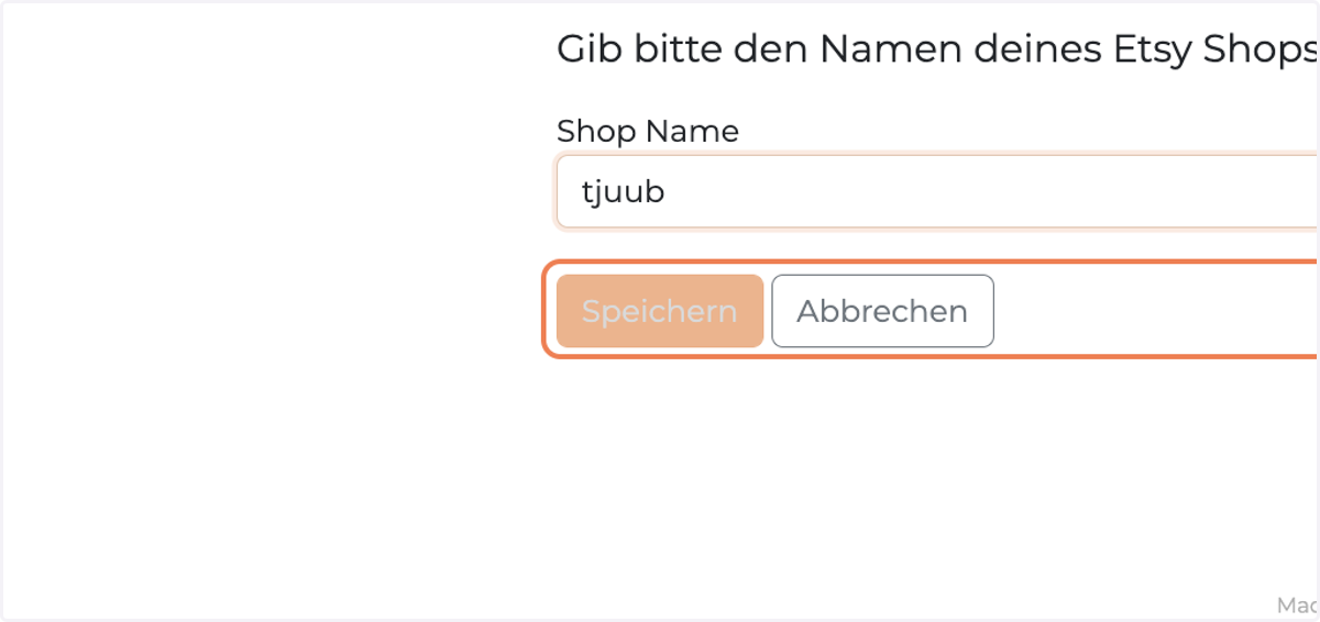 Klicke auf speichern – fertig 😄