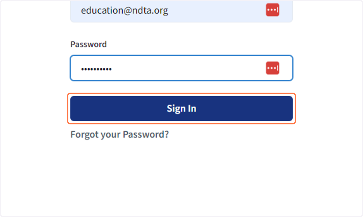 Click on Sign In
