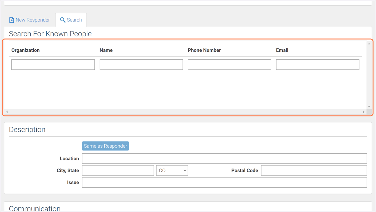 Start by searching for a known person with one of the listed credentials.