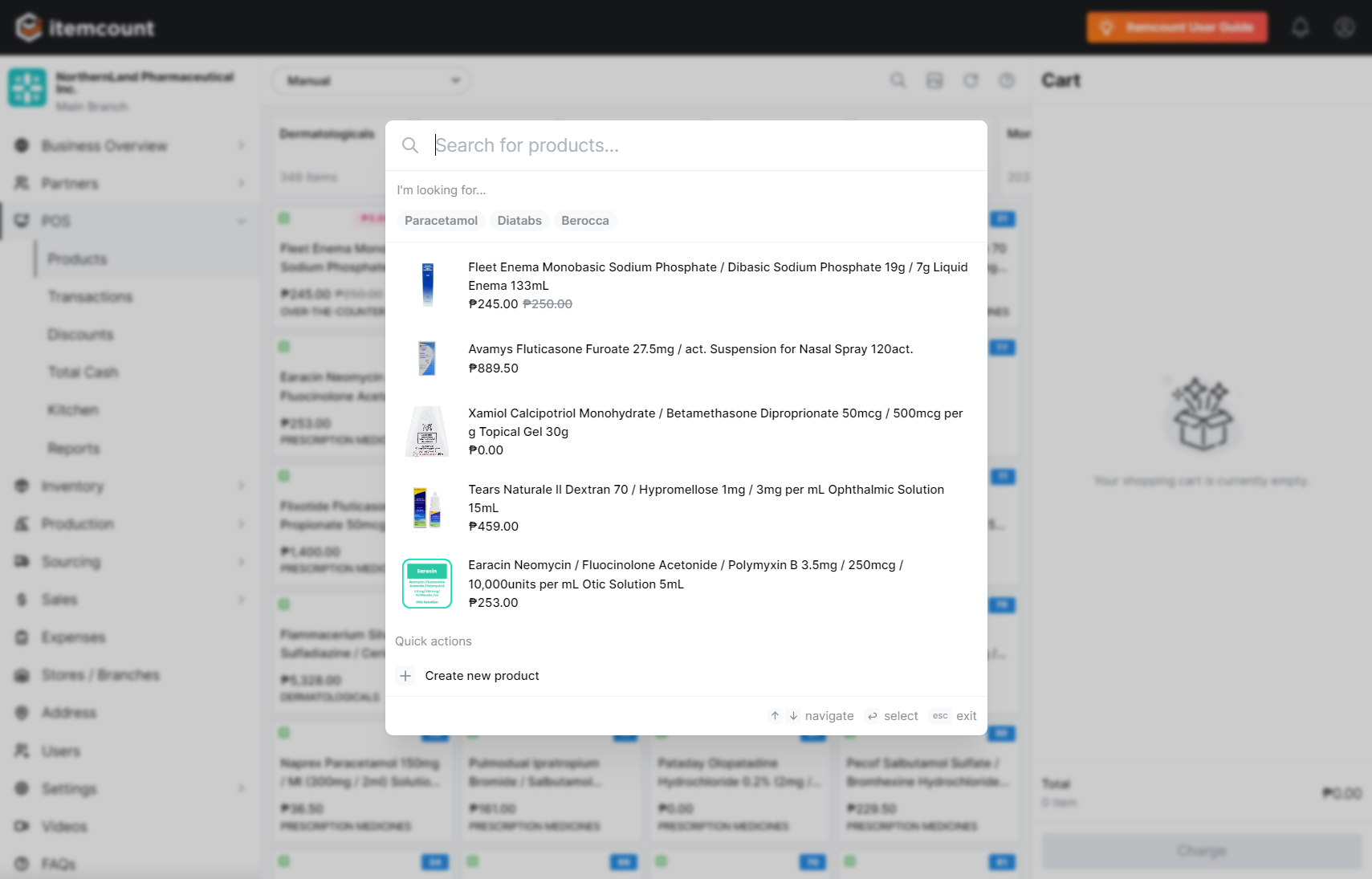 type the name of the product you would like to search