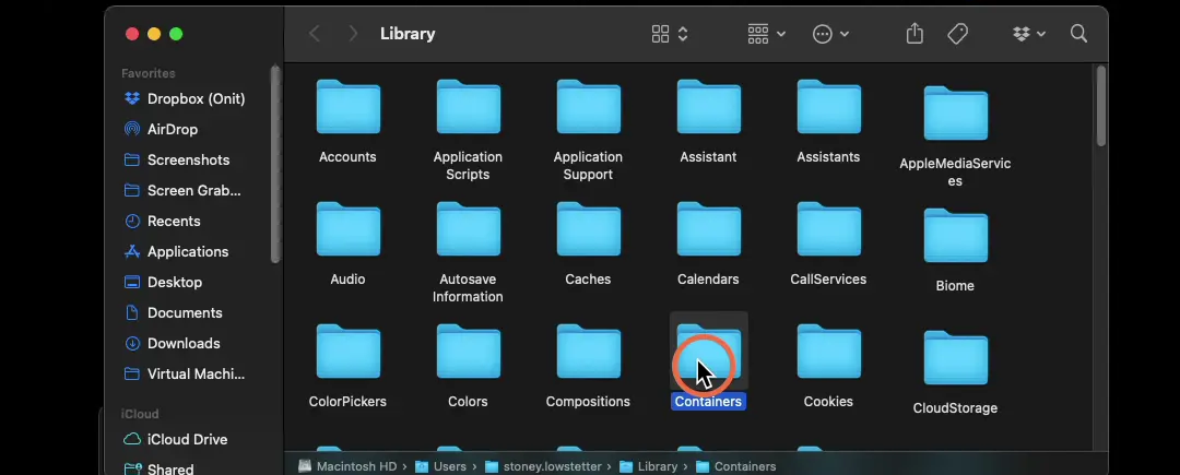 Double Click Containers