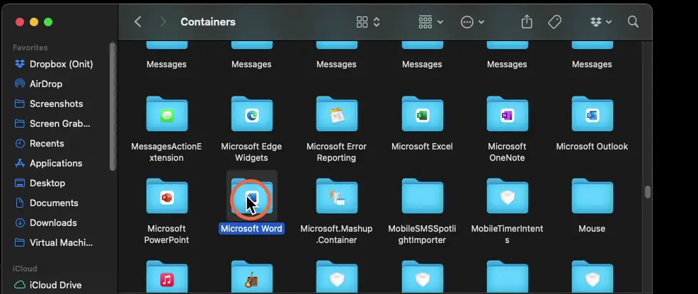 Double Click Microsoft Word