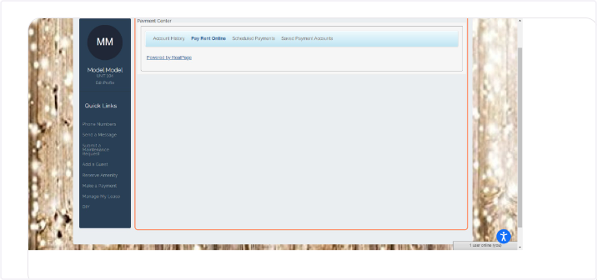 Click on Add New Payment Account