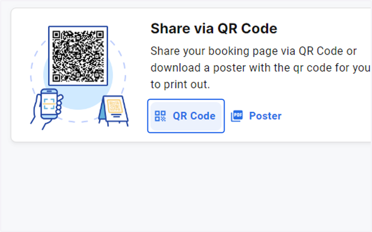 Click on QR Code