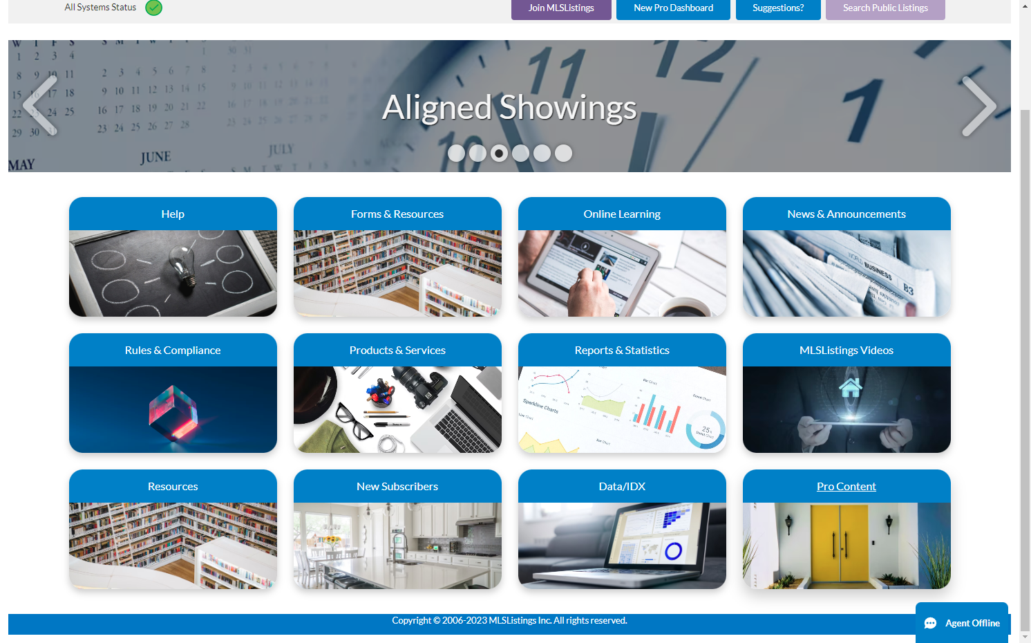 Click on the Pro Content Tile