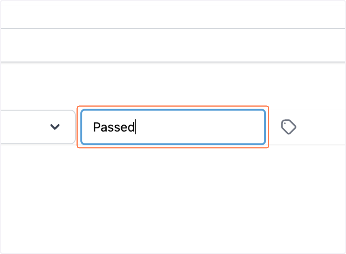 You will now set a new value for the field you selected. For example: