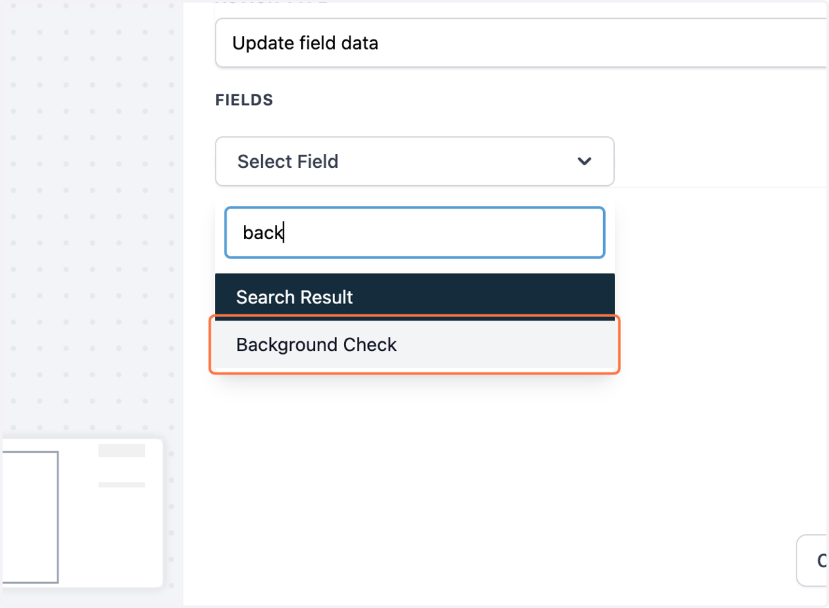 Click on any field that you want to update.