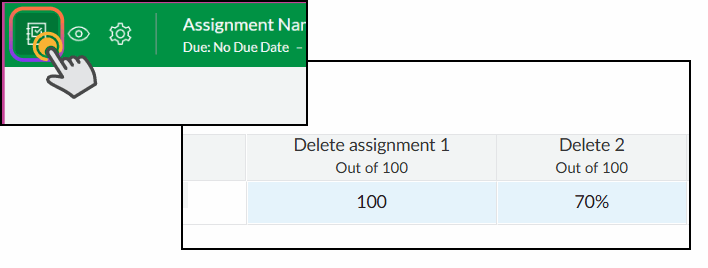 Return to your Grade view (Canvas Gradebook)