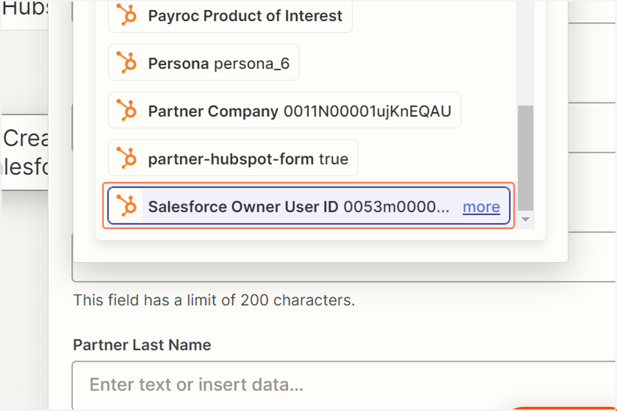 Click on Salesforce Owner User ID 0053m00000ApEeWAAV…