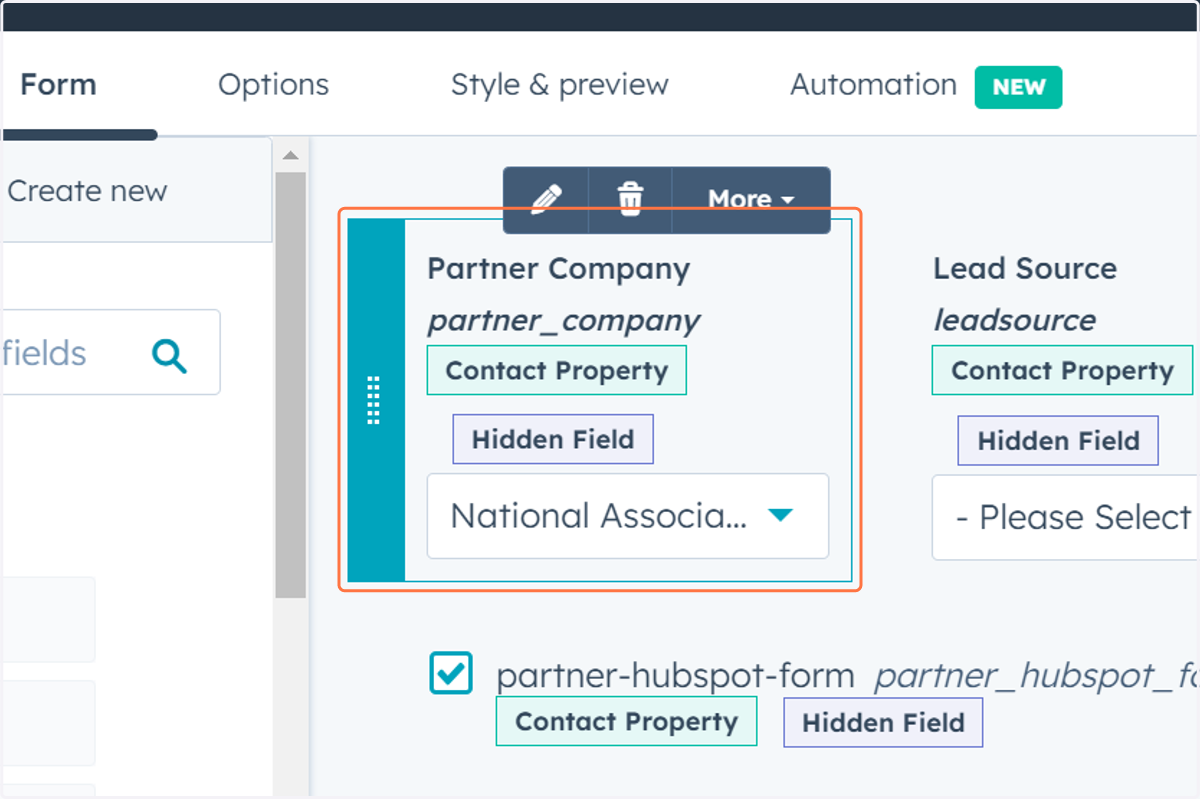 Click on Partner Company…