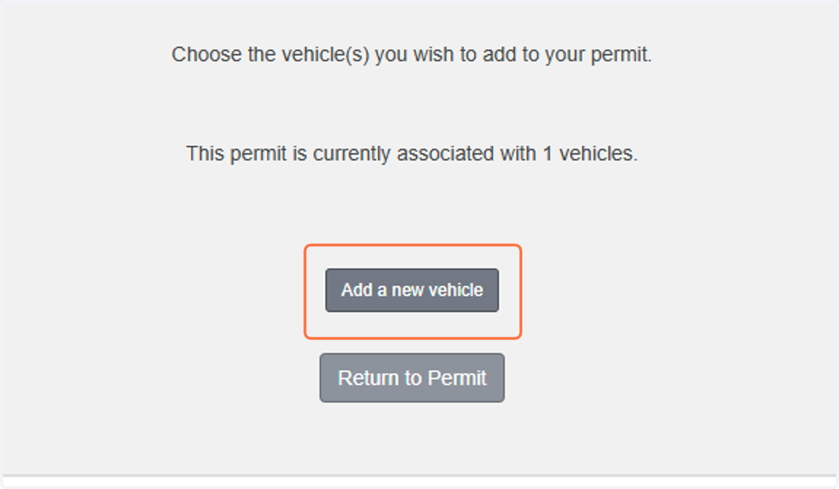 If you need to add a new vehicle to your account, click here.