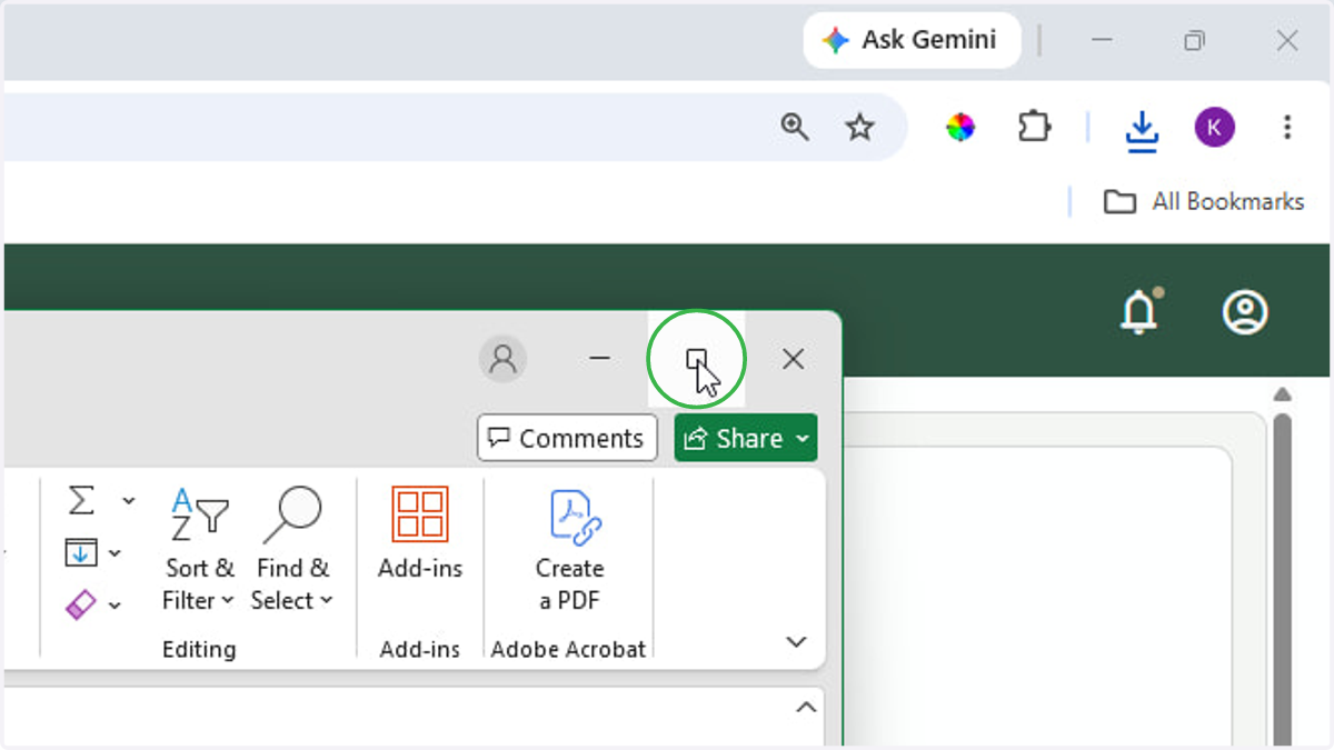 Print CSV file by clicking "File" then "Print"