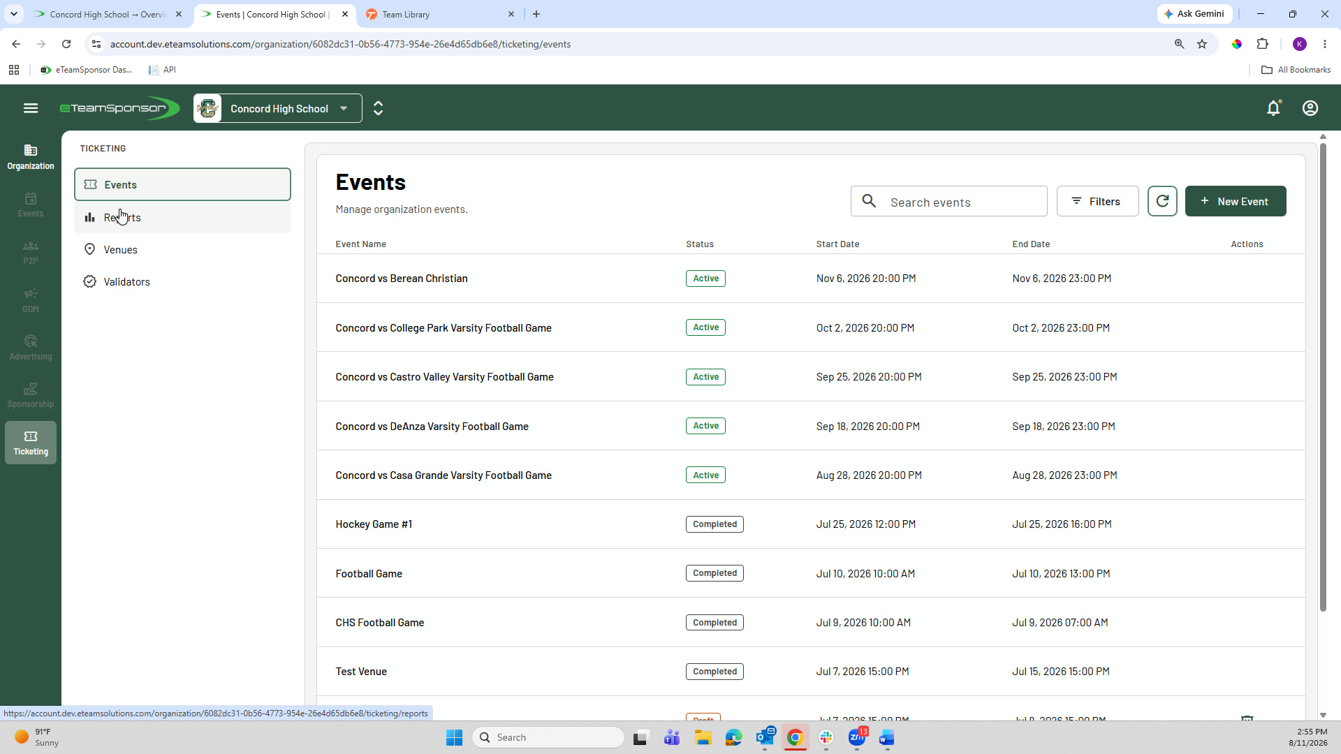 Click Reports