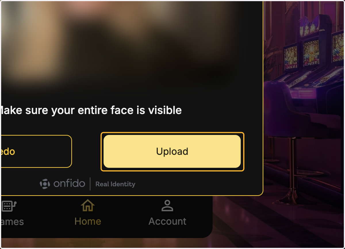 Click on Upload