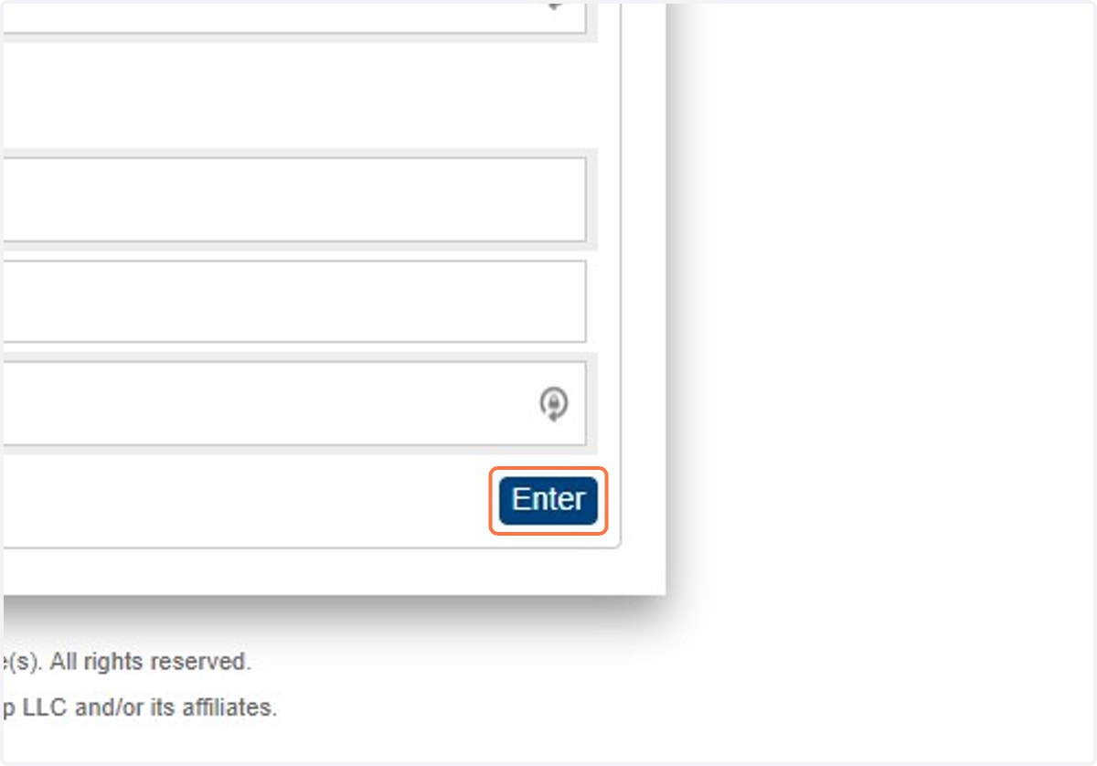 Once all information has been filled in, click the blue 'Enter' button to complete the creation of your PowerSchool Parent Account.