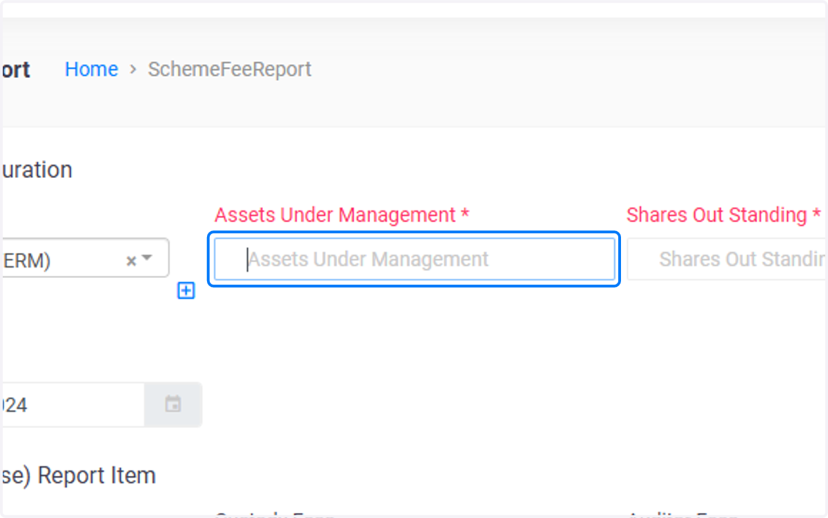 Click on Assets Under Management