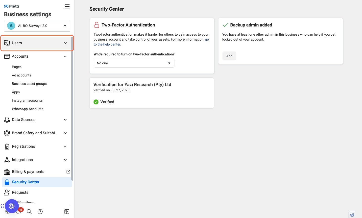 Click on Toggle group…