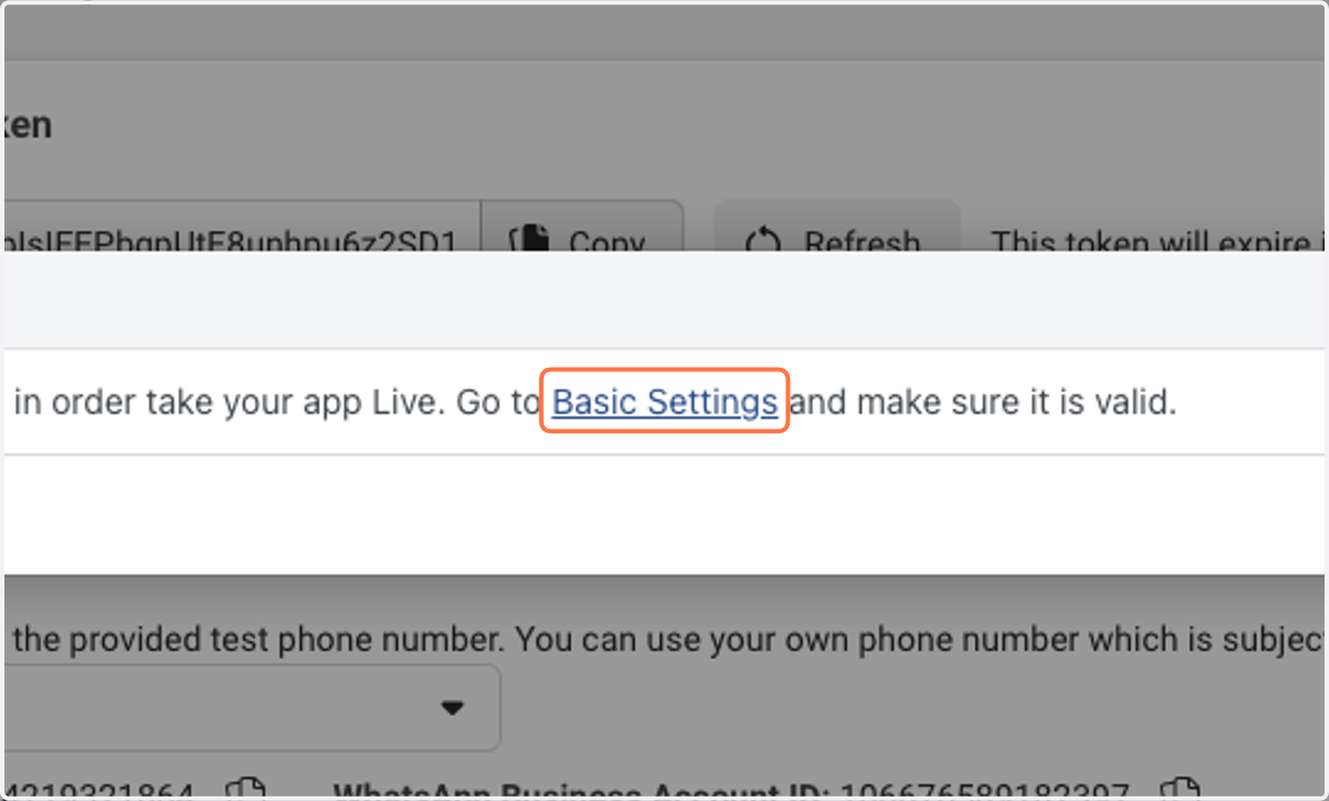 Click on Basic Settings