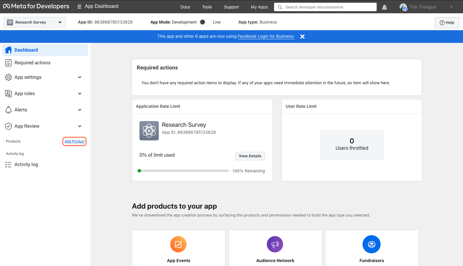 Click on Add Product