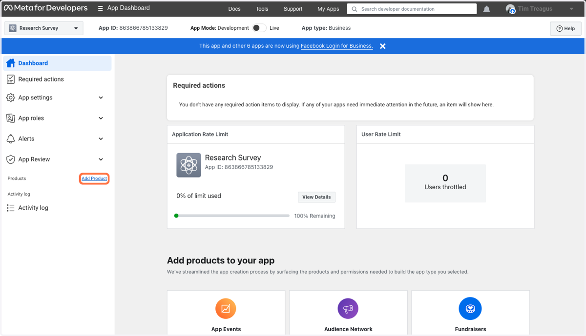 Click on Add Product