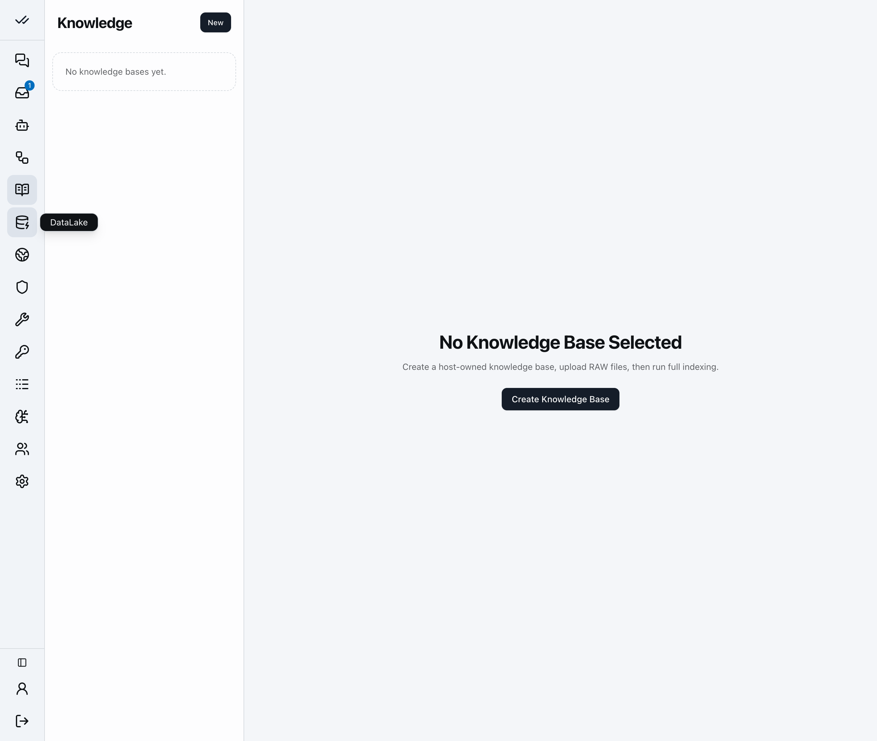 Step 2 of the datasets walkthrough