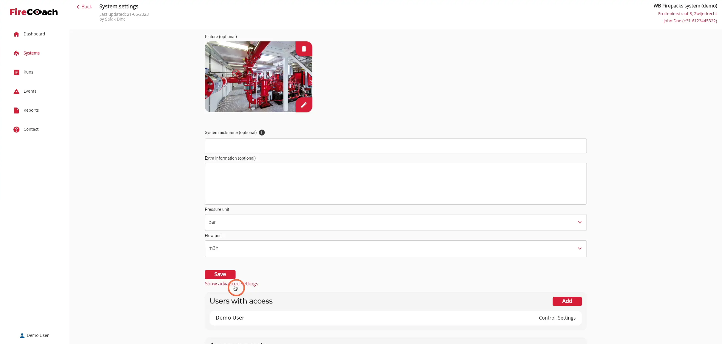 Click on 'Show advanced system settings'