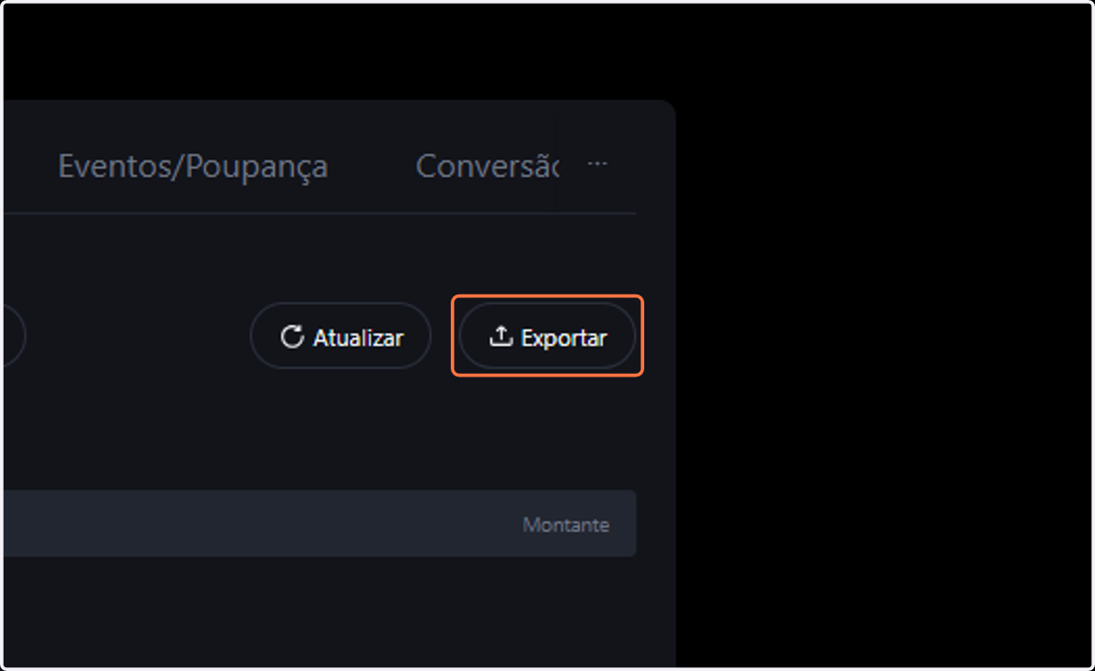 Clique em Exportar