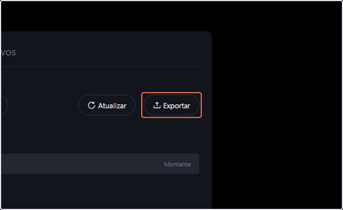 Clique em Exportar