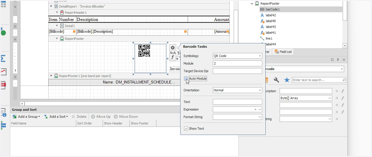 Check 'Auto Module' to resize to fit your layout