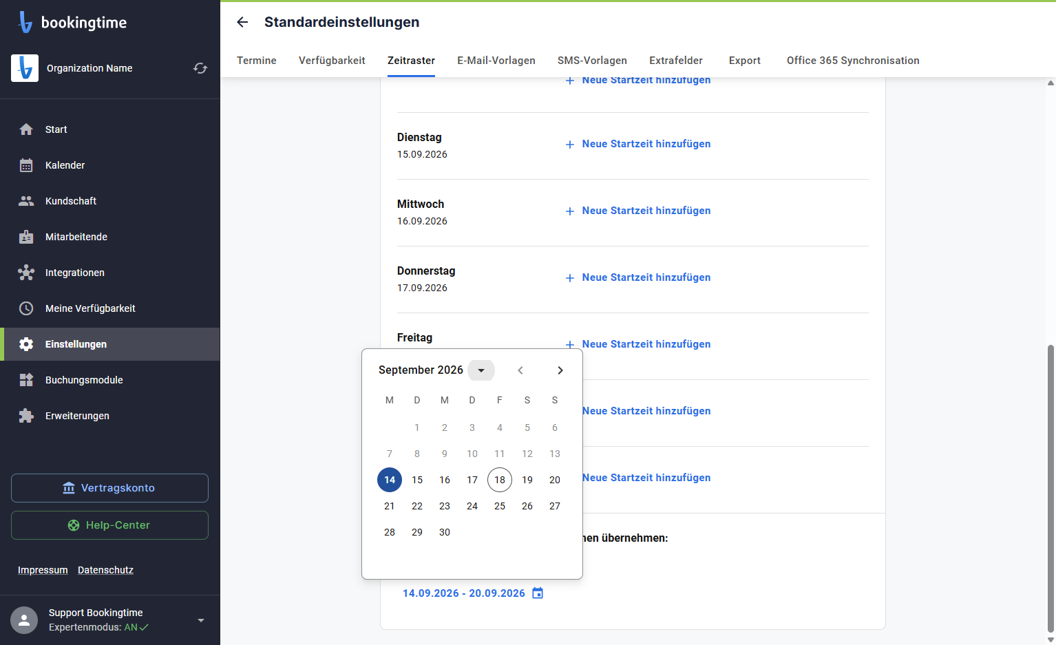 Select a date