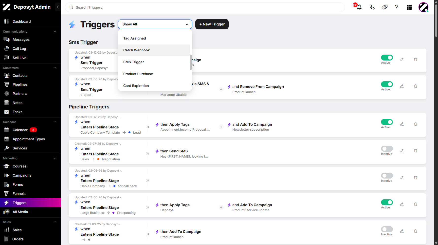 Step 5: Select an option from the dropdown menu and click it to apply.