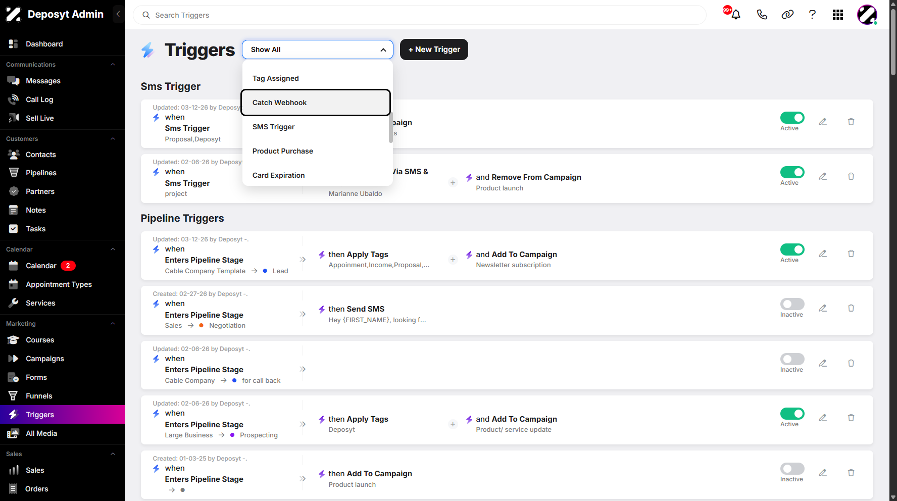 Step 5: Select an option from the dropdown menu and click it to apply.