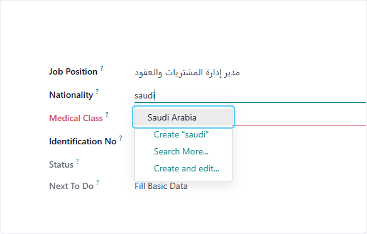 Click on Saudi Arabia