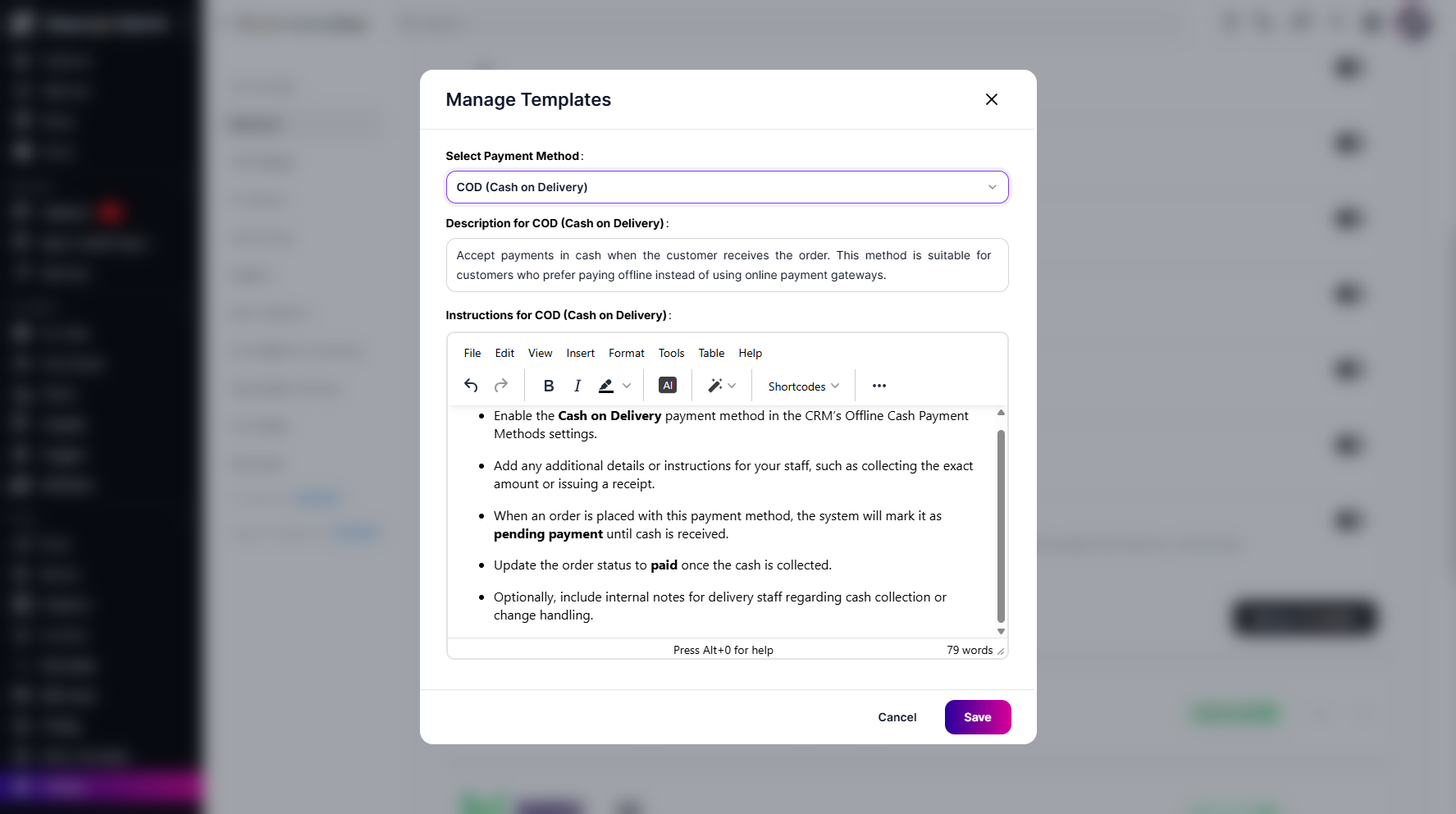Step 9: Once all is set, click Save to apply the changes.