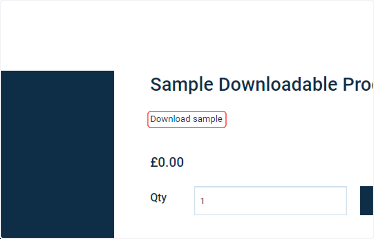 A link is immediately available allowing our users to download the sample file that we have provided.