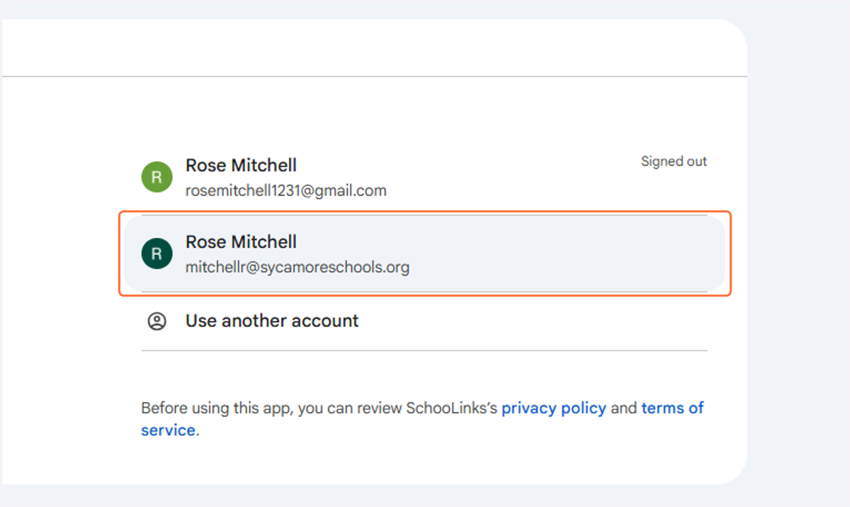 Sign into your Sycamore email