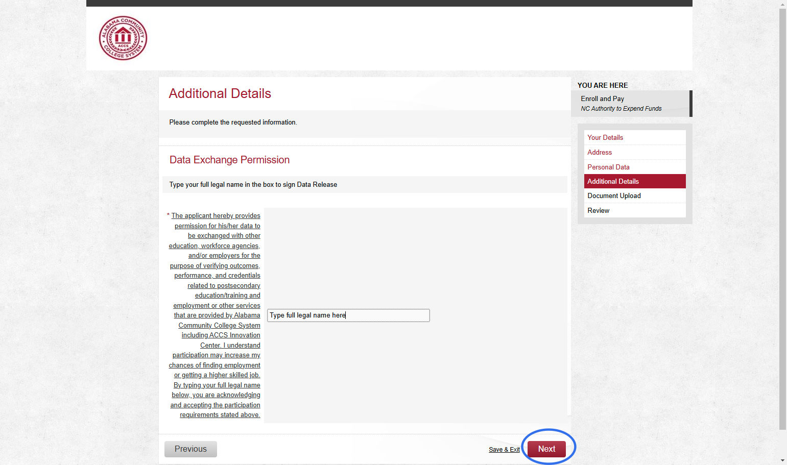 Data Exchange Permission