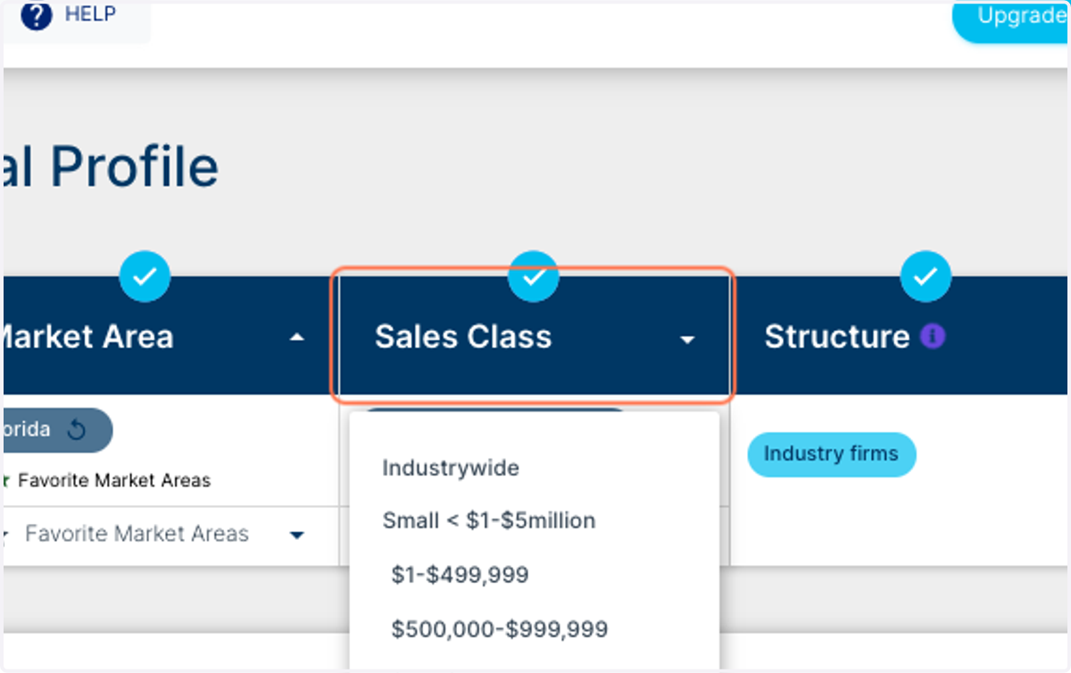 Click on Sales Class
