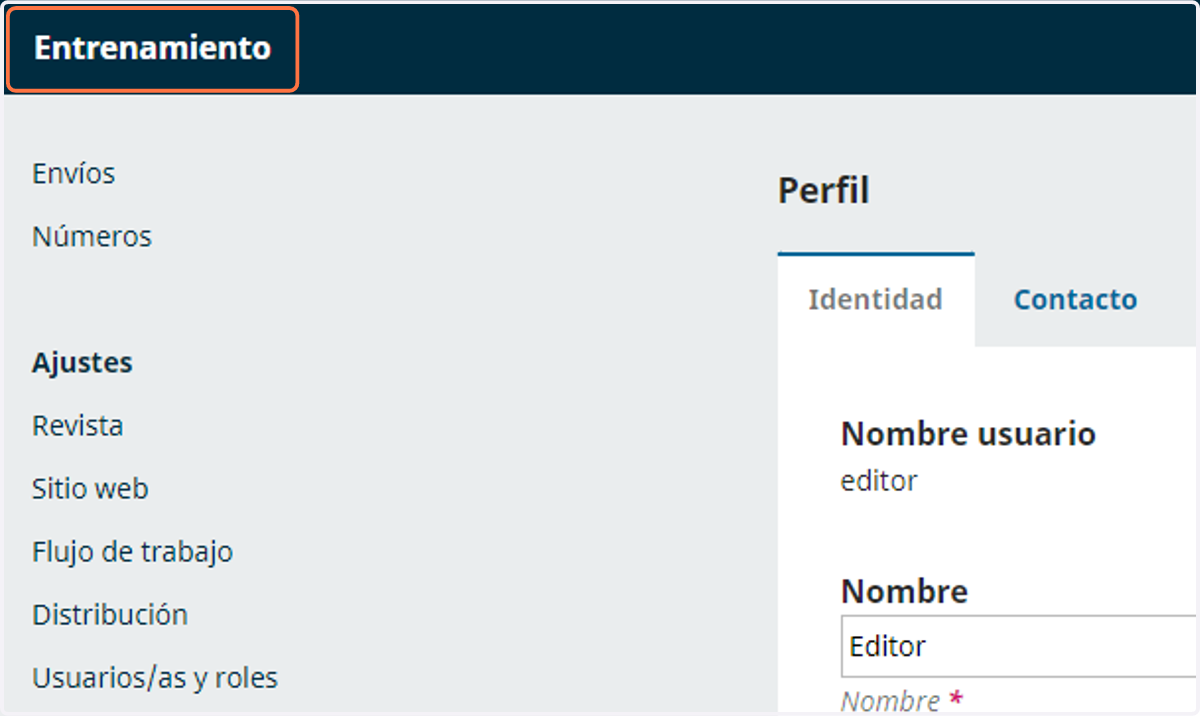 Verifica la revista